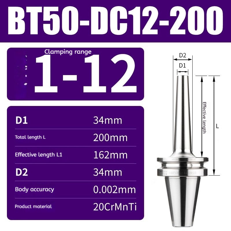10045 BT30/BT40/BT50-DC high precision back-pull tool holder Shandong Denso Pricision Tools Co.,Ltd.